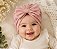 Turbante Zoe para Bebê Rosa - Imagem 2