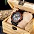 Relógio de madeira - Bobo pássaro novo relógio de pulso mecânico masculino - Imagem 10
