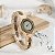 Relógio de madeira feminino modelo hexágono - Imagem 5