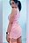 Vestido rosa franzido - Imagem 2