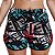 Shorts tactel Moscow Premium Feminino Abstrato - Imagem 1