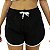 Shorts Moscow Premium Liso Preto - Imagem 1