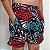 Shorts Elastico Sublimado Adulto Abstrato - Imagem 1