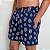 Shorts Elastico Sublimado Adulto 3  Azul Caveiras - Imagem 2