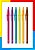 CANETA COLORIDA BIC - Imagem 1