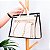 Bolsa Organizadora De Armazenamento Transparente de Viagem - Imagem 1