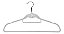 10 Cabides Aveludados Silk Modelo Tradicional IKAZA - Imagem 4