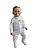 Conjunto Social com suspensório Branco - Imagem 1