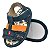 SANDALIA MASCULINA ADVENTURE - COR AZUL PETROLEO/LARANJA  - LINHA BABY - Imagem 1