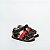 SANDALIA MASCULINA ADVENTURE - COR PRETO/VERMELHO - LINHA BABY - Imagem 1