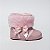 BOTA MENINA - CAMURÇA ROSA - DETALHE EM LAÇO CETIM - LINHA BABY - Imagem 2