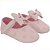 SAPATILHA LOVE - COR ROSA - C/ LAÇO E BORDADO CORAÇÃO - LINHA BABY - Imagem 4