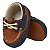 DOCKSIDE MENINO - COR CAPPUCINO C/ AZUL PETROLEO - MATERIAL SINTETICO - LINHA BABY - Imagem 1