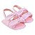 SANDALIA FEMININA 2023 - MODELO LAÇO NÓ - COR ROSA - LINHA BABY - Imagem 4