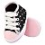 TENIS STARZINHO - COR PRETO - DETALHES EM CORAÇÃO ROSA - LINHA BABY - Imagem 1