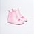 BOTA JEQUINHA BORDADA MENINA - COR ROSA - MATERIAL SINTETICO - LINHA BABY - Imagem 1
