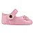 SAPATILHA SOFISTICADA - ROSA - 3 FLORES DUPLAS - MATERIAL SINTETICO - LINHA BABY - Imagem 4