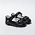 SAPATILHA SOFISTICADA - PRETO - 3 FLORES DUPLAS - MATERIAL SINTETICO - LINHA BABY - Imagem 1
