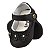SAPATILHA SOFISTICADA - PRETO - 3 FLORES DUPLAS - MATERIAL SINTETICO - LINHA BABY - Imagem 3