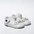 SAPATILHA SOFISTICADA - BRANCO - 3 FLORES DUPLAS - MATERIAL SINTETICO - LINHA BABY - Imagem 1
