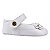 SAPATILHA SOFISTICADA - BRANCO - 3 FLORES DUPLAS - MATERIAL SINTETICO - LINHA BABY - Imagem 4