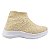 TENIS ESPORTIVO - MATERIAL DE TRICÔ - COR MARFIM - SOLA MICRO EXPANDIDO - LINHA KIDS - Imagem 2