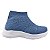 TENIS ESPORTIVO - MATERIAL DE TRICÔ - COR AZUL BEBÊ - SOLA MICRO EXPANDIDO - LINHA KIDS - Imagem 2