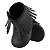 BOTA MENINA FRANJINHA - COR PRETO SINTÉTICO - LINHA BABY - Imagem 3