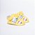 SANDALIA FEMININA - FRANCISCANA C/  LAÇO - COR AMARELO - LINHA BABY - Imagem 1