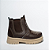 BOTA JEQUINHA MENINO - COR CAFÉ C/BORDADO - MAT. SINTETICO - LINHA KIDS - Imagem 2