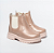 BOTA JEQUINHA MENINA - COR ROSE PEROLADO C/BORDADO - MAT. SINTETICO - LINHA KIDS - Imagem 1