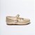 SAPATILHA FEMININA - COR OURO PEROLADO - MATERIAL SINTETICO - LINHA KIDS - Imagem 2