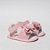 SANDALIA FEMININA SOFIA - LAÇO PINGENTE - COR ROSA  - LINHA BABY - Imagem 1