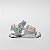 SANDALIA FEMININA MAYA - ENFEITE BORBOLETA NO VELCRO - COR HOLOGRAFICO - LINHA BABY - Imagem 2