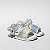SANDALIA FEMININA MAYA - ENFEITE BORBOLETA NO VELCRO - COR HOLOGRAFICO - LINHA BABY - Imagem 1