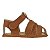 SANDÁLIA MASCULINA - MODELO FRANCISCANA FECHADA - COR CARAMELO - LINHA BABY - Imagem 4