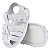 SANDÁLIA MASCULINA - MODELO FRANCISCANA FECHADA - COR BRANCA - LINHA BABY - Imagem 3