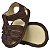 SANDÁLIA MASCULINA - MODELO FRANCISCANA FECHADA - COR CAFÉ - LINHA BABY - Imagem 3