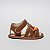 SANDALIA MASCULINA - APLICAÇÃO EMBORRACHADA - COR CARAMELO  - LINHA BABY - Imagem 2