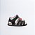 SANDALIA MASCULINA - APLICAÇÃO EMBORRACHADA - COR PRETO  - LINHA BABY - Imagem 2