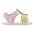 SANDALIA FEMININA - TIRAS COLORIDAS - COR ROSA BEBE - LINHA BABY - Imagem 2