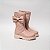 BOTA MENINA WONDER - COR ROSA MATELASSÊ - APLICAÇÃO LAÇO - LINHA KIDS - Imagem 1