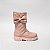 BOTA MENINA WONDER - COR ROSA MATELASSÊ - APLICAÇÃO LAÇO - LINHA KIDS - Imagem 2