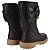 BOTA MENINA WONDER - COR PRETO MATELASSÊ - APLICAÇÃO LAÇO - LINHA KIDS - Imagem 4