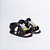 SANDALIA MASCULINA - APLICAÇÃO EMBORRACHADA "RATINHO" - COR PRETO - LINHA BABY - Imagem 1