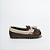 MOCASSIM CRAVINHO UNISSEX - COR MARFIM C/ CAFÉ - LINHA KIDS - Imagem 2