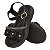 SANDÁLIA FEMININA INFANTIL 4 FLORES - COR PRETO - LINHA KIDS - Imagem 3