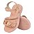 SANDÁLIA FEMININA INFANTIL 4 FLORES - COR ROSE - LINHA KIDS - Imagem 3