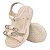 SANDÁLIA FEMININA INFANTIL 2 LAÇOS - COR MARFIM - LINHA KIDS - Imagem 3