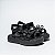 SANDÁLIA FEMININA INFANTIL 2 LAÇOS - COR PRETO - LINHA KIDS - Imagem 1